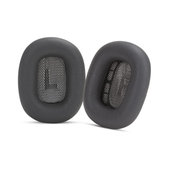 Ersatz-Ohrpolster für Apple AirPods Max, Memory-Schaumstoff + Leder, Schwarz, 1 Paar