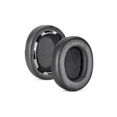 Ersatz-Ohrpolster für Audio-Technica ATH-SR50, SR50BT, Memory-Schaumstoff + PU-Leder, Schwarz, 1 Paar