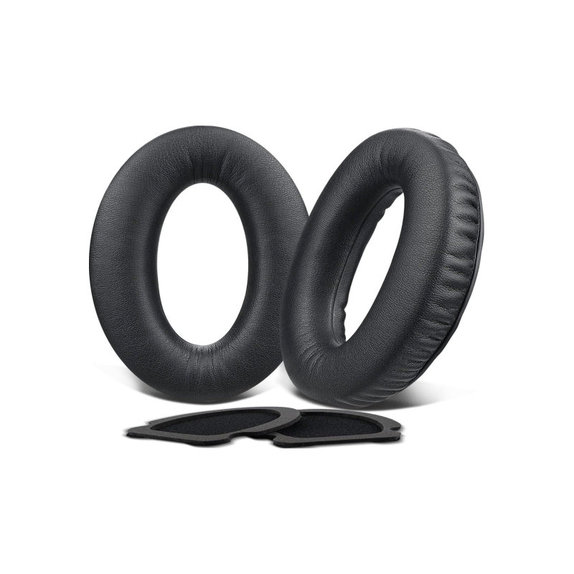 Ersatz-Ohrpolster für Bose Aviation A10, A20, Memory-Schaumstoff + PU-Leder, Schwarz, 1 Paar