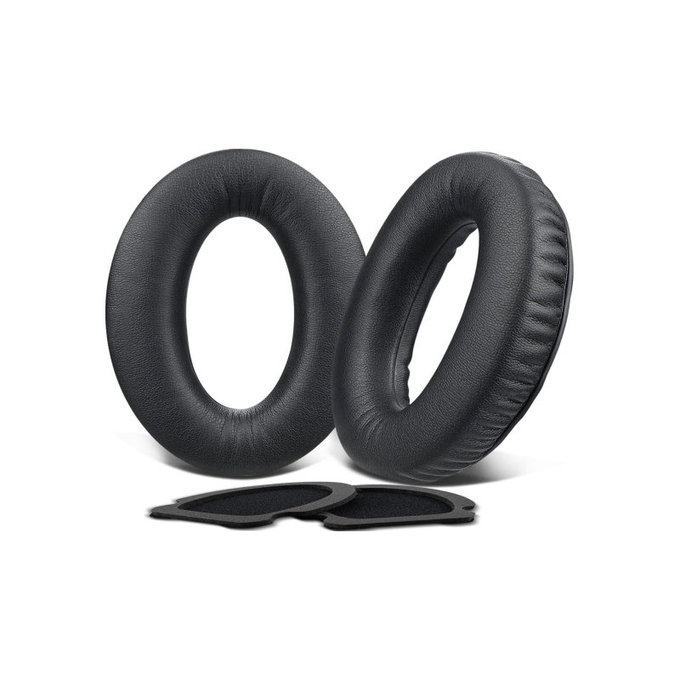 Ersatz-Ohrpolster für Bose Aviation A10, A20, Memory-Schaumstoff + PU-Leder, Schwarz, 1 Paar