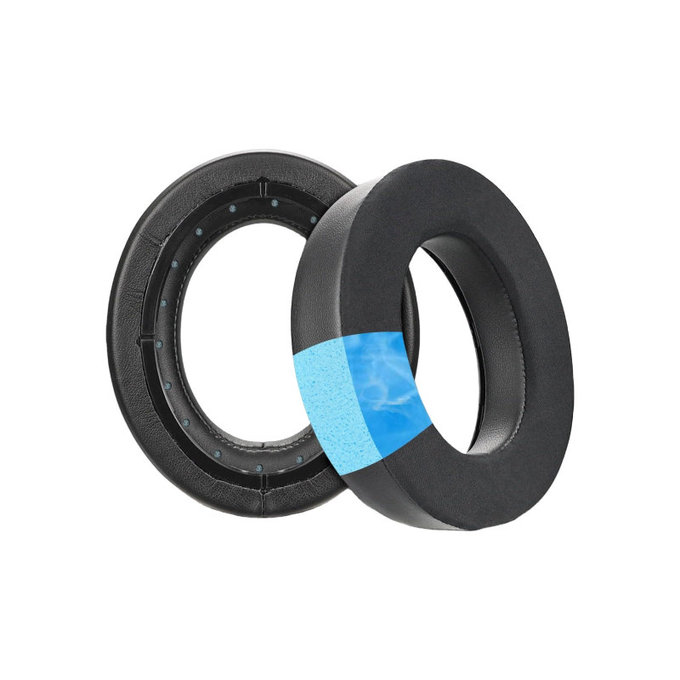 Ersatz-Ohrpolster für Corsair HS50, HS50 Pro, Memory-Schaumstoff + Textil, Schwarz, Kühlgel, 1 Paar