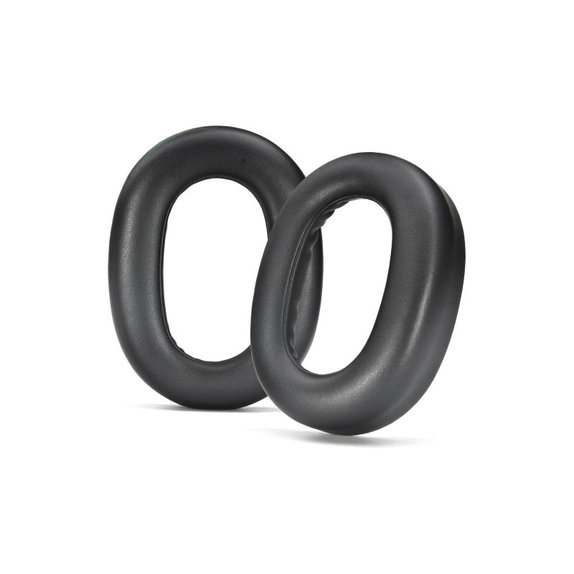 Ersatz-Ohrpolster für Jabra Evolve2 85 UC/MS, Memory-Schaumstoff + Leder, Schwarz, 1 Paar