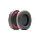 Ersatz-Ohrpolster für JBL Synchros E55BT, Memory-Schaumstoff + PU-Leder, Schwarz, 1 Paar