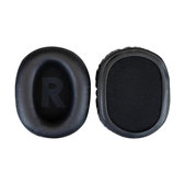 Ersatz-Ohrpolster für Logitech G Pro X, Memory-Schaumstoff + PU-Leder, Schwarz, 1 Paar