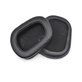Ersatz-Ohrpolster für Logitech G633 Artemis, G933 Artemis, Memory-Schaumstoff + PU-Leder, Schwarz, 1 Paar