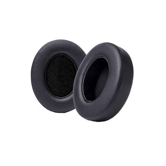 Ersatz-Ohrpolster für Beats Studio 2, 3, Memory-Schaumstoff + Leder, Schwarz, 1 Paar
