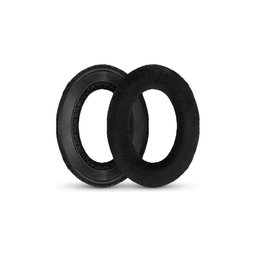 Ersatz-Ohrpolster für Sennheiser HD545, HD600, HD650, Memory-Schaumstoff + Textil, Schwarz, 1 Paar