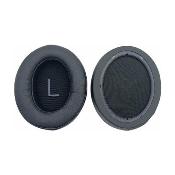 Ersatz-Ohrpolster für Sennheiser Momentum 3.0, Memory-Schaumstoff + Leder, Schwarz, 1 Paar