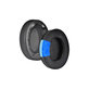 Ersatz-Ohrpolster für Sony WH-1000XM4, Memory-Schaumstoff + Textil + Leder, Schwarz, Kühlgel, 1 Paar