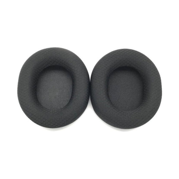 Ersatz-Ohrpolster für Steelseries Arctics 1, 3, 5, 7, 9 Pro, Memory-Schaumstoff + Textil, Schwarz, 1 Paar