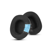 Ersatz-Ohrpolster für Steelseries Nova Pro Wired, Memory-Schaumstoff + Textil, Schwarz, Kühlgel, 1 Paar
