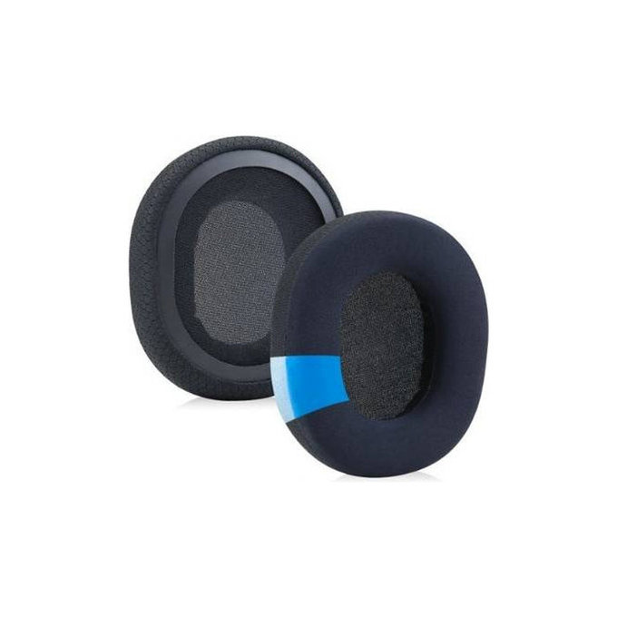 Ersatz-Ohrpolster für Steelseries Arctics 1, 3, 5, 7, 9 Pro, Memory-Schaumstoff + Textil, Schwarz, Kühlgel, 1 Paar
