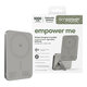 Kabellose PowerBank 5000 mAh, mit drehbarem Ständer 20 W, MagSafe-kompatibel, Qi2/USB-C, Titan, empower
