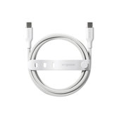 USB-C-Kabel, 60 W, Racing, 1,2 m, silberweiß, empower
