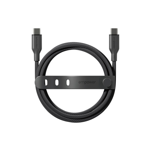 USB-C-Kabel, 240 W, Racing, 2 m, Space Black, empower