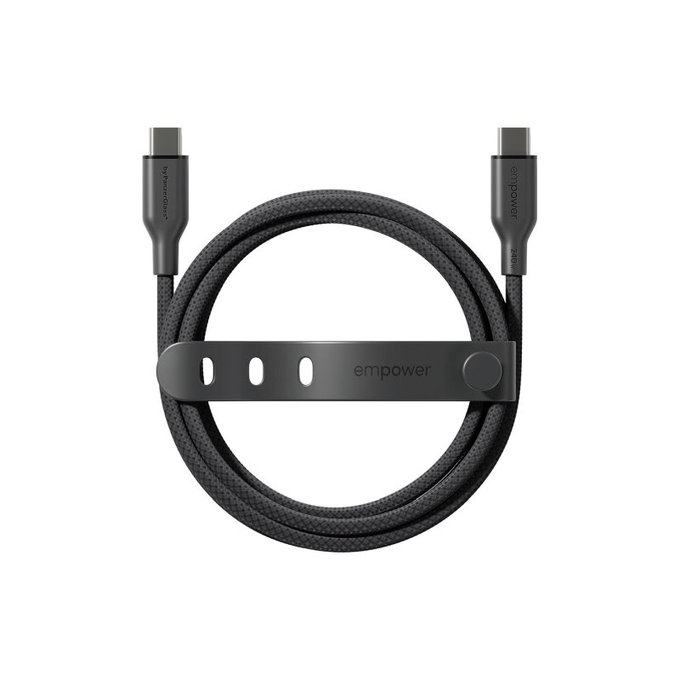 USB-C-Kabel, 240 W, Racing, 2 m, Space Black, empower
