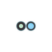 Apple iPhone 16, 16 Plus - Rückfahrkameraglas mit Rahmen (Teal) - 2Stk.