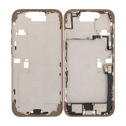 Apple iPhone 16 Pro Max - Mittelrahmen + Power-, Lautstärke- und Kameratasten (Desert Titanium)