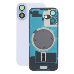 Apple iPhone 17 - Rückgehäuseglas + Kameraglas + Metallplatte + Magsafe-Magnet (Lavender)