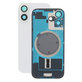 Apple iPhone 17 - Rückgehäuseglas + Kameraglas + Metallplatte + Magsafe-Magnet (White)