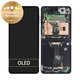 Samsung Galaxy Z Flip 7 F766B - LCD Display + Touchscreen Front Glas + Rahmen (Jetblack) - GH82-37581C Genuine Service Pack