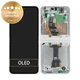 Samsung Galaxy Z Flip 7 FE F761B - LCD Display + Touchscreen Front Glas + Rahmen (White) - GH82-37734B Genuine Service Pack
