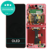 Samsung Galaxy Z Flip 7 F766B - LCD Display + Touchscreen Front Glas + Rahmen (Coralred) OLED