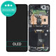 Samsung Galaxy Z Flip 7 F766B - LCD Display + Touchscreen Front Glas + Rahmen (Jetblack) OLED