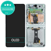 Samsung Galaxy Z Flip 7 F766B - LCD Display + Touchscreen Front Glas + Rahmen (Mint) OLED
