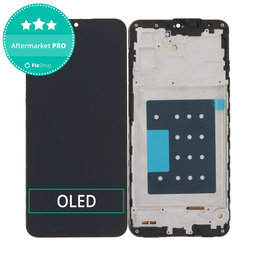 Samsung Galaxy A17 A176B - LCD Display + Touchscreen Front Glas + Rahmen (Black) OLED