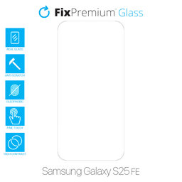 FixPremium Glass - Gehärtetes Glas für Samsung Galaxy S25 FE