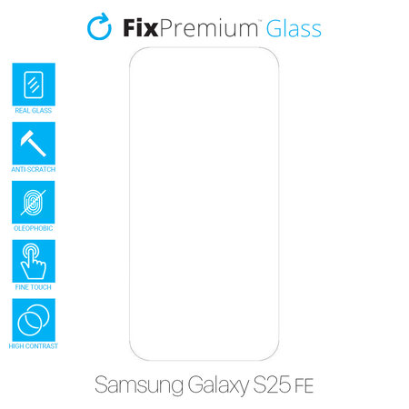 FixPremium Glass - Gehärtetes Glas für Samsung Galaxy S25 FE