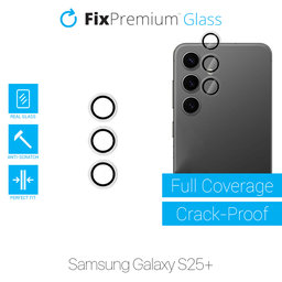 FixPremium Glass - Gehärtetes Glas für Rückkamera ohne Rahmen für Samsung S25+