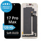 Display Soft OLED 120Hz für iPhone 17 Pro Max, Touchscreen-Glas mit Rahmen, FixPremium