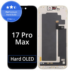 Apple iPhone 17 Pro Max - LCD Display + Touchscreen Front Glas + Rahmen Hard OLED FixPremium