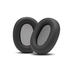 Ersatz-Ohrpolster für Sony WH-1000XM6, Memory-Schaumstoff + PU-Leder, Schwarz, 1 Paar