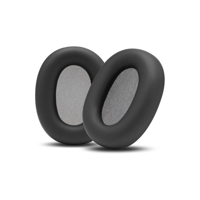 Ersatz-Ohrpolster für Sony WH-1000XM6, Memory-Schaumstoff + PU-Leder, Schwarz, 1 Paar