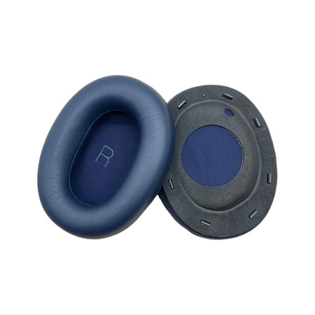 Ersatz-Ohrpolster für JBL Tour One M3, Memory-Schaumstoff + PU-Leder, Blau, 1 Paar