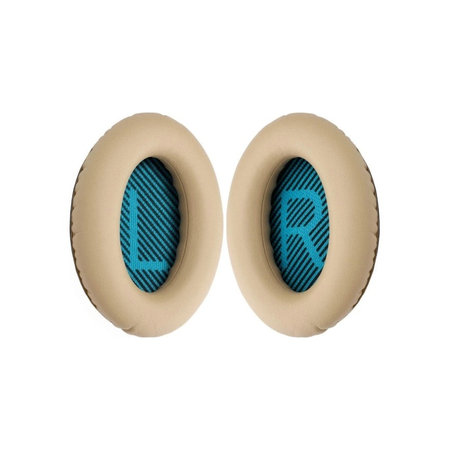 Ersatz-Ohrpolster für Bose QuietComfort 2, 15, 25 und 35, Memory-Schaumstoff + PU-Leder, Khaki, 1 Paar