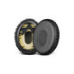 Ersatz-Ohrpolster für Bose QuietComfort 3, OE/ON-EAR und OE1, Memory-Schaumstoff + PU-Leder, Schwarz, 1 Paar