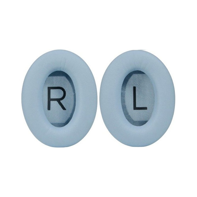 Ersatz-Ohrpolster für Bose QuietComfort 45, Memory-Schaumstoff + PU-Leder, Hellblau, 1 Paar