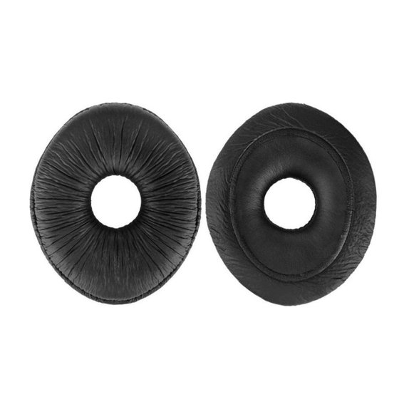 Ersatz-Ohrpolster für Panasonic Technics RP-DJ1200, RP-DJ1205, RP-DJ1210, Memory-Schaumstoff + PU-Leder, Schwarz, 1 Paar