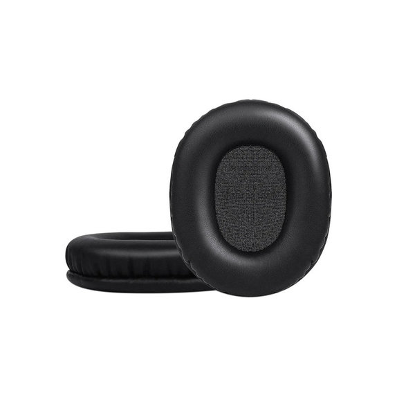 Ersatz-Ohrpolster für Shure SRH840, Memory-Schaumstoff + PU-Leder, Schwarz, 1 Paar