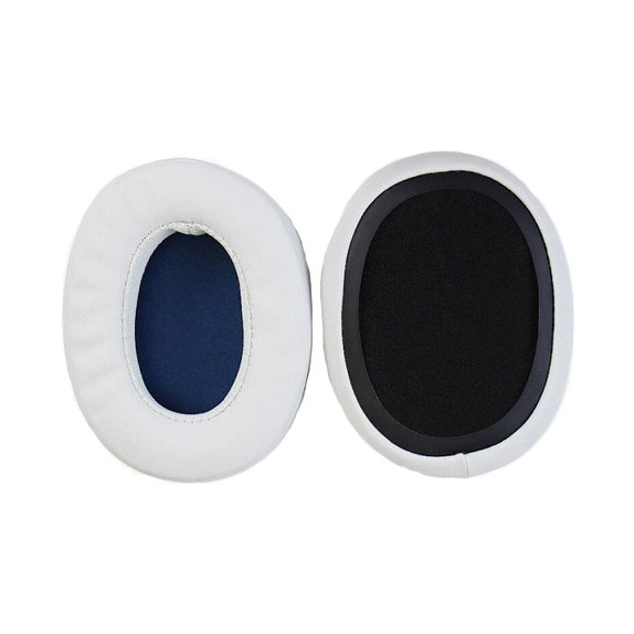 Ersatz-Ohrpolster für SkullCandy Hesh 3.0 und Crusher, Memory-Schaumstoff + PU-Leder, Grau, 1 Paar