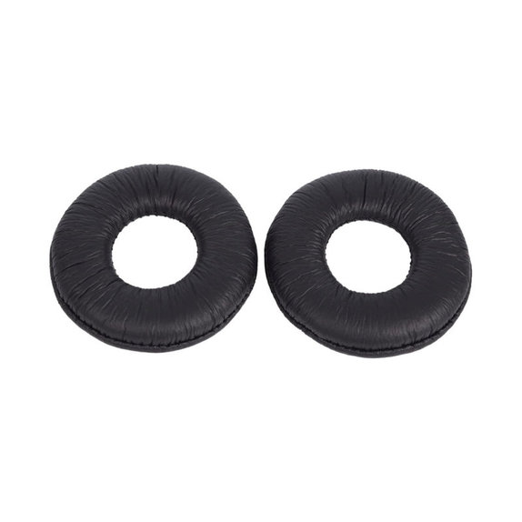 Ersatz-Ohrpolster für Sony MDR-ZX110, Memory-Schaumstoff + PU-Leder, Schwarz, 1 Paar