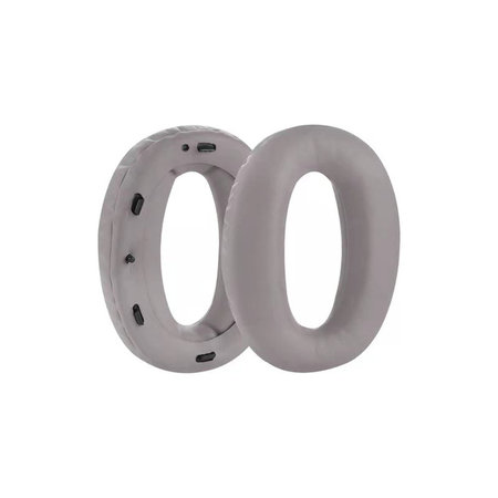 Ersatz-Ohrpolster für Sony MDR-1000X, WH-1000XM2, Memory-Schaumstoff + PU-Leder, Grau, 1 Paar