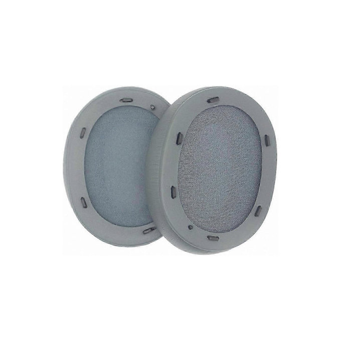 Ersatz-Ohrpolster für Sony WH-ULT900N, Memory-Schaumstoff + PU-Leder, Grau, 1 Paar