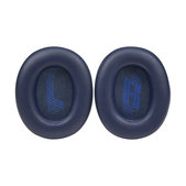 Ersatz-Ohrpolster für JBL Live 650BTNC, E65, Memory-Schaumstoff + PU-Leder, Marineblau, 1 Paar