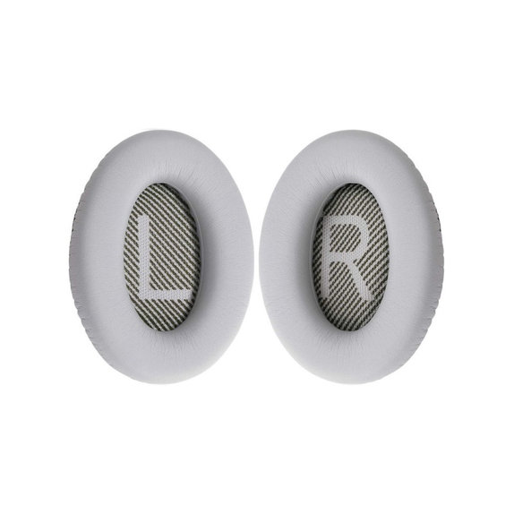 Ersatz-Ohrpolster für Bose QuietComfort 35, Memory-Schaumstoff + PU-Leder, Grau, 1 Paar