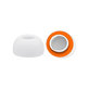 Ersatz-Silikon-Ohrtips für Apple AirPods 1, 2 Pro, M, Memory-Schaumstoff, Weiß